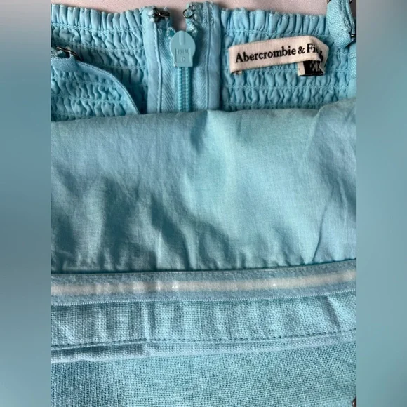 Abercrombie & Fitch Linen Cotton Blend Mini Dress - Picture 7 of 15